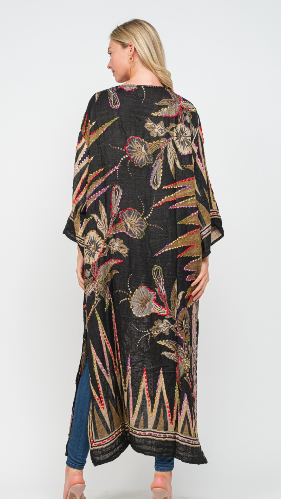 MEGHAN EMBROIDERED DUSTER