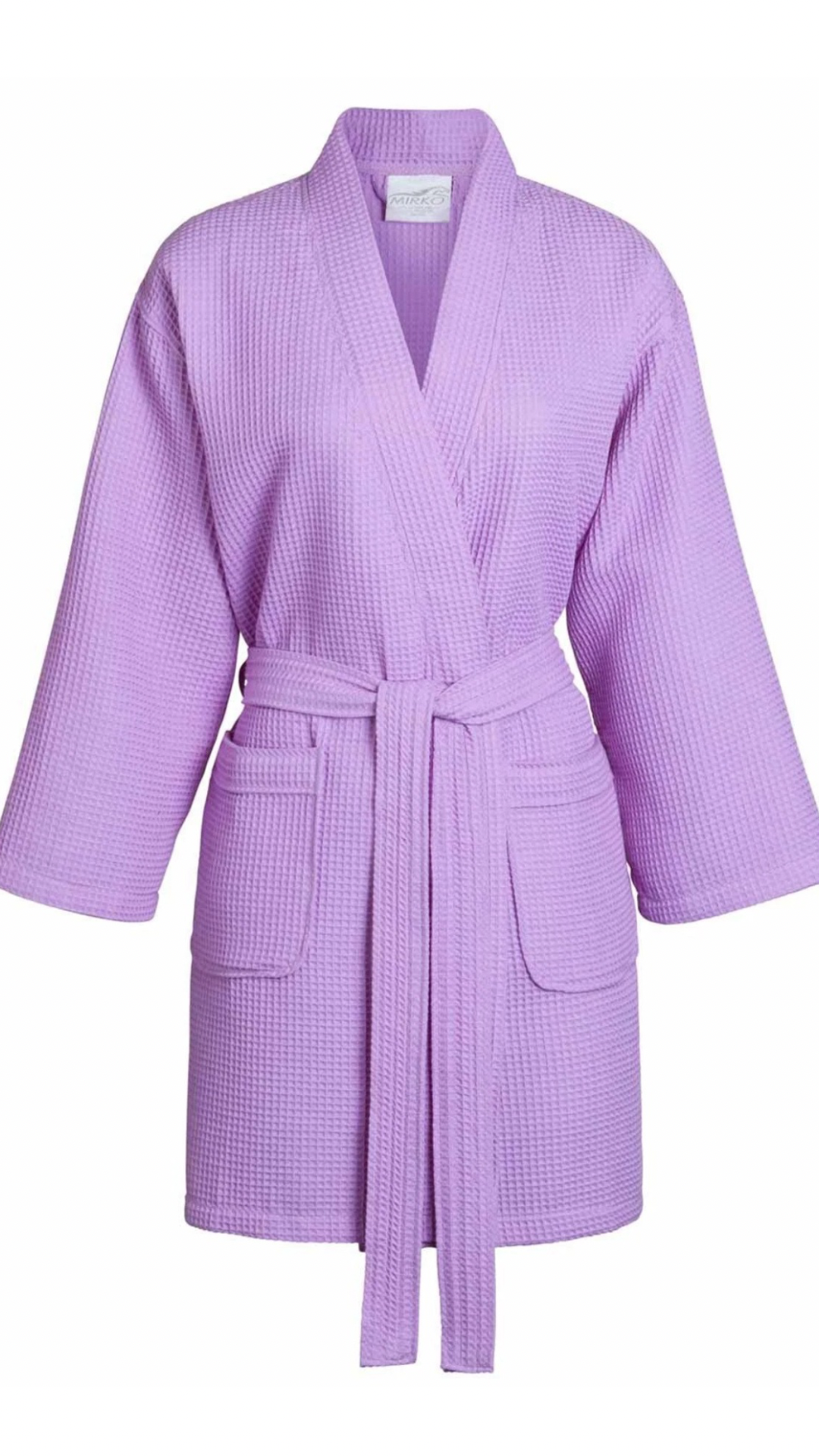 COTTON WAFFLE ROBE