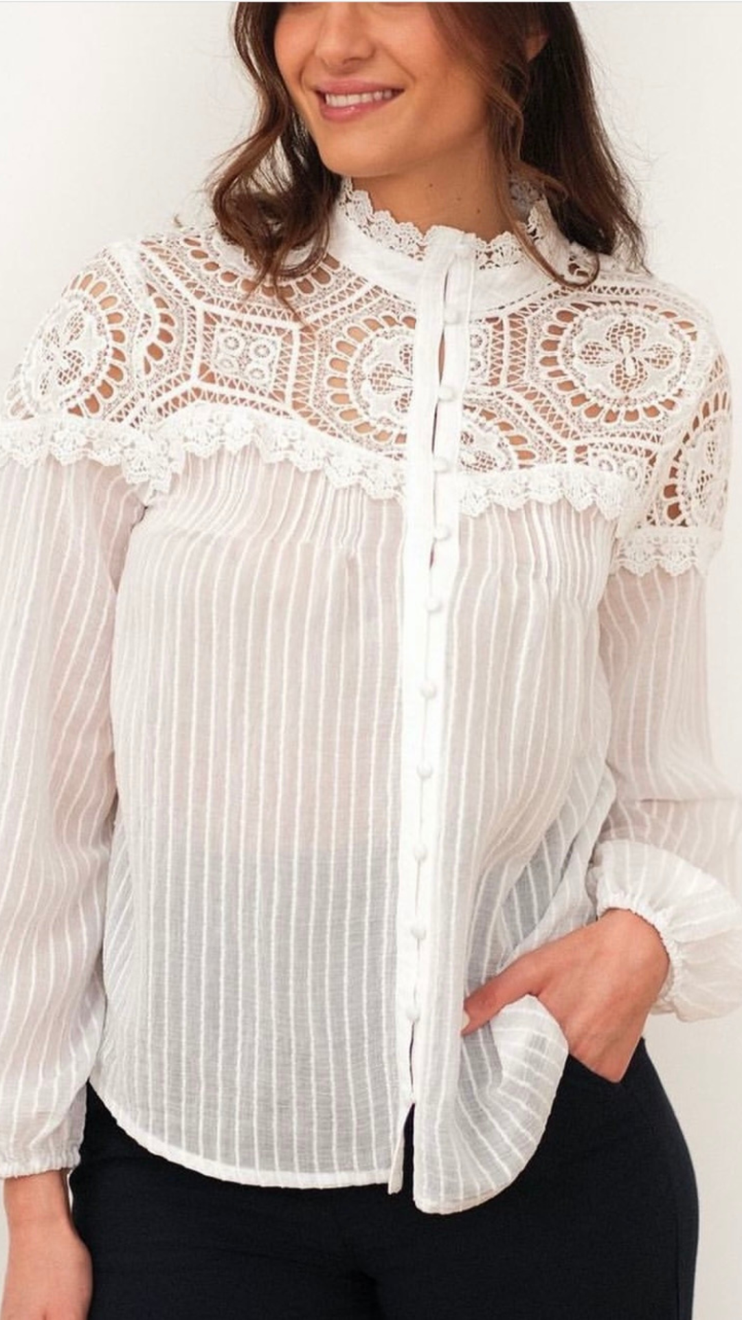 Embroidered Victorian Blouse