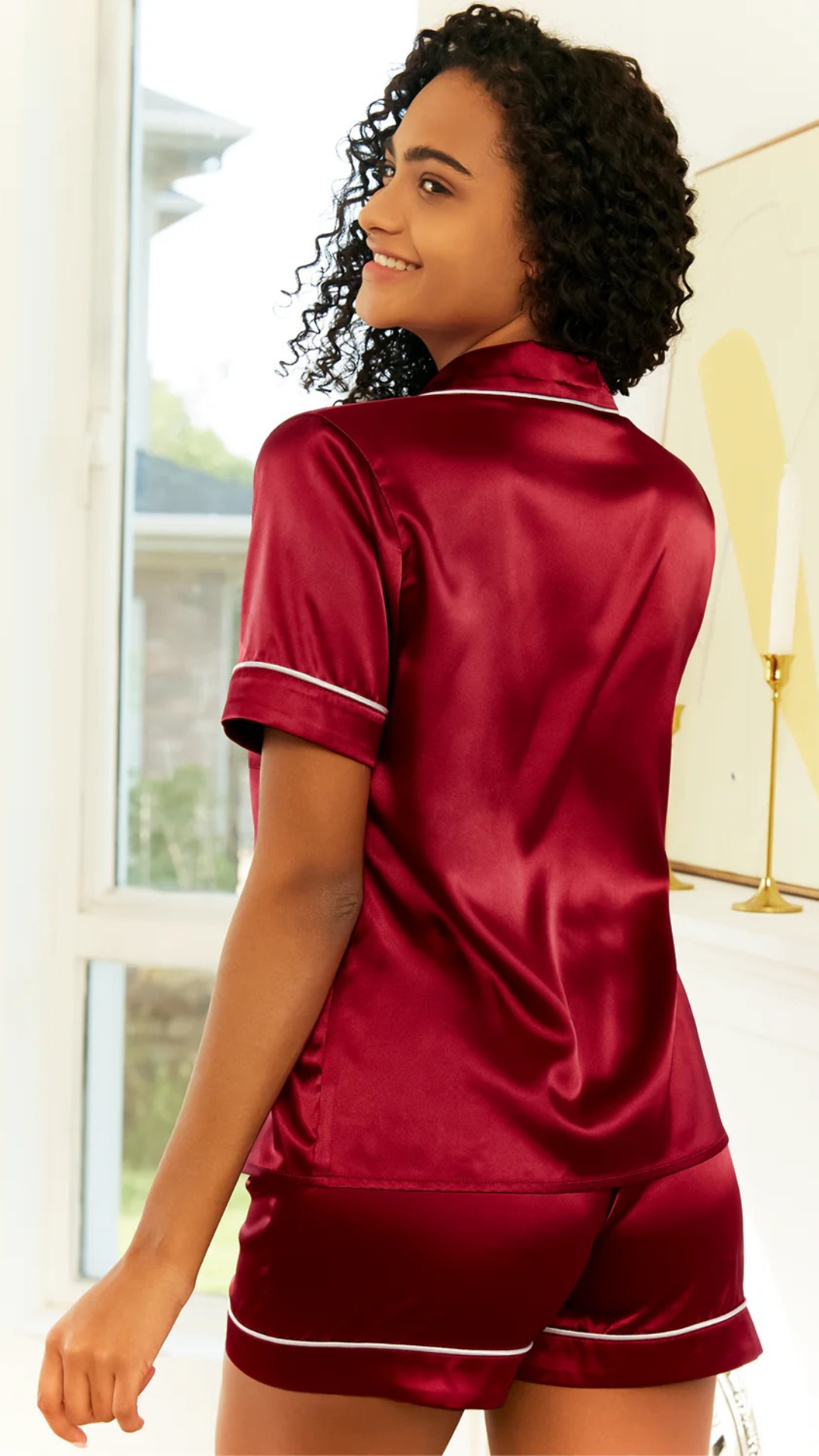 SILKY SOFT PJ SET - WINE