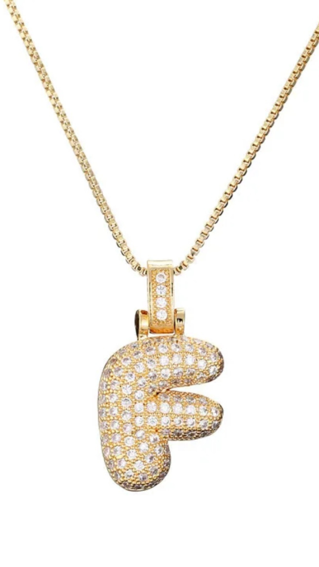 Bubble Letter Necklace
