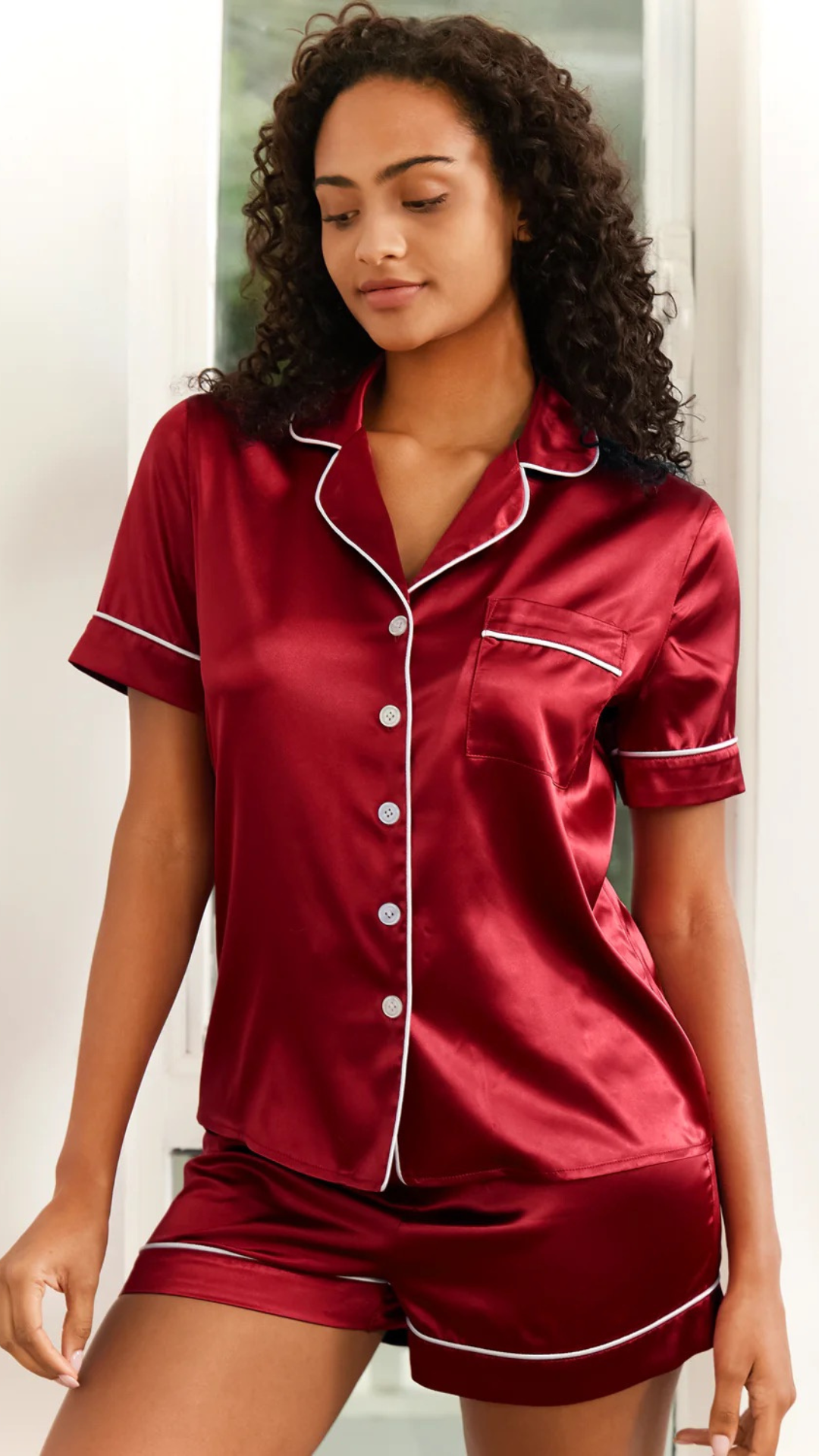 SILKY SOFT PJ SET - WINE