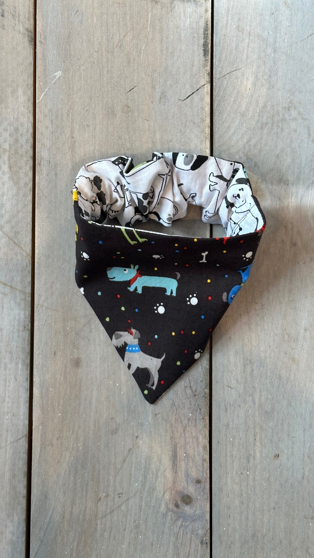 Scrunchie Reversible Bandana