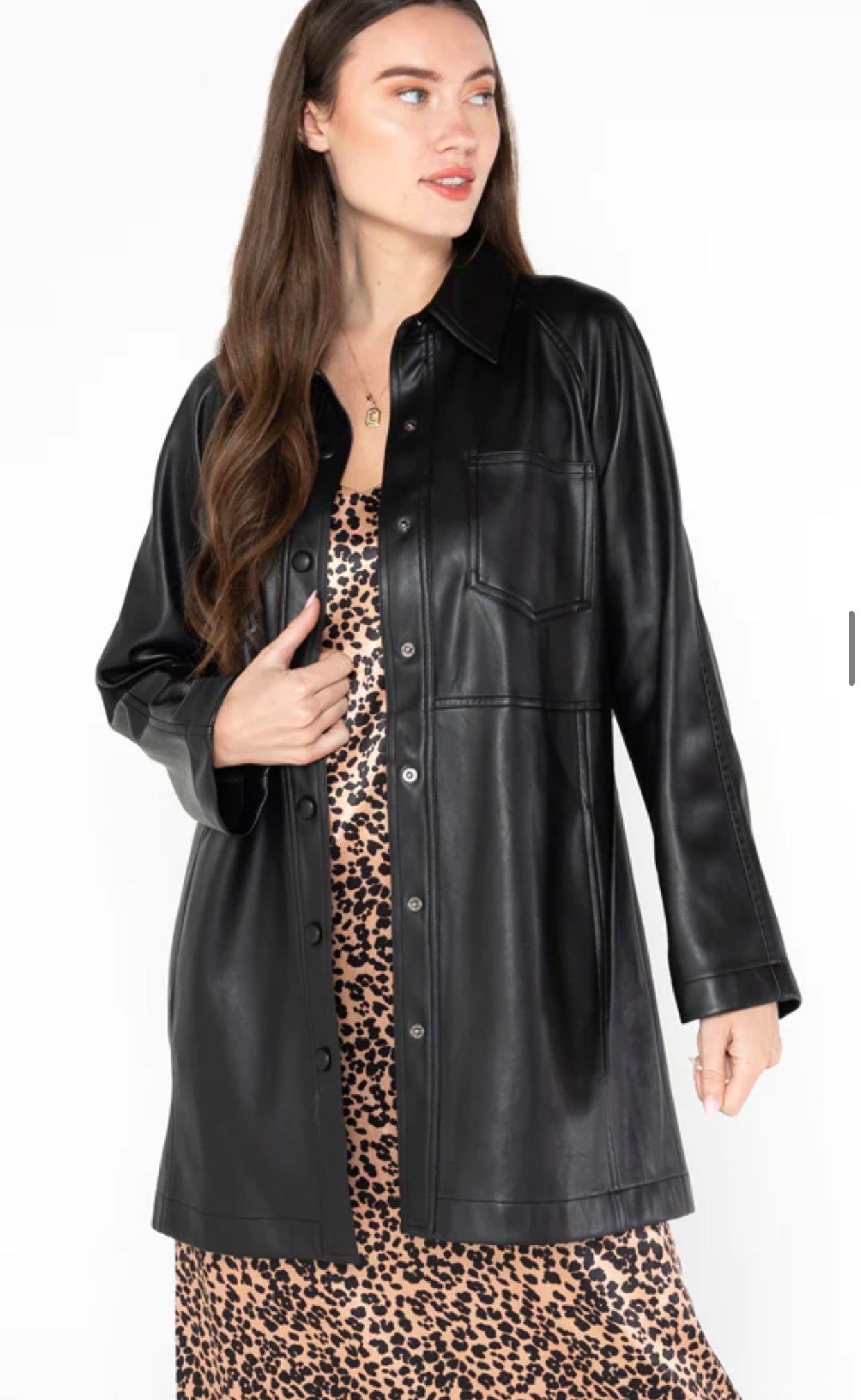 Faux Leather Jacket