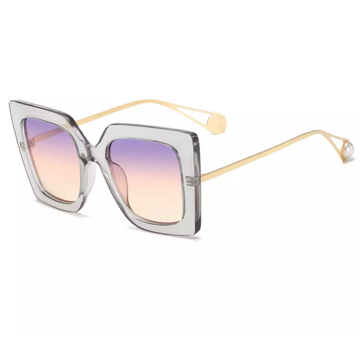Luxury Oversized Cat Eye Sunglasses Woman
