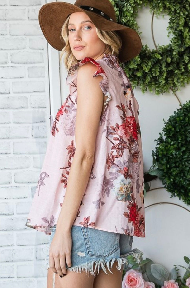 Ruffle Neck Blouse