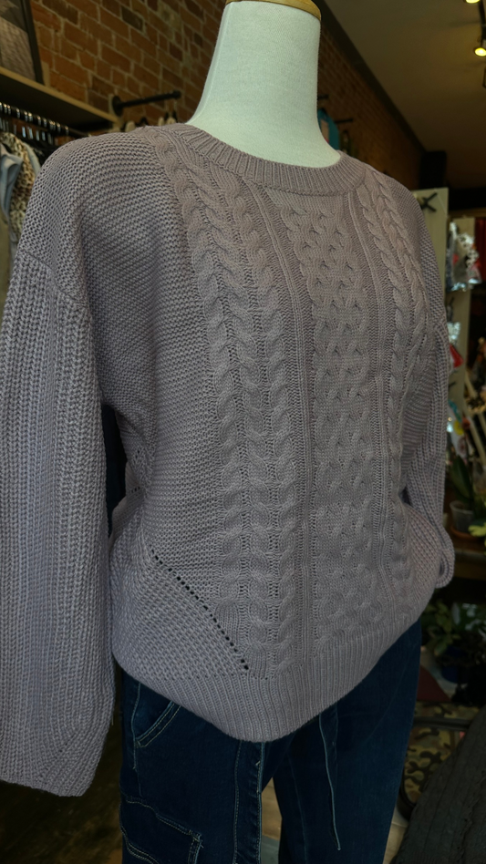 SOFT BLUSH PINK SWEATER