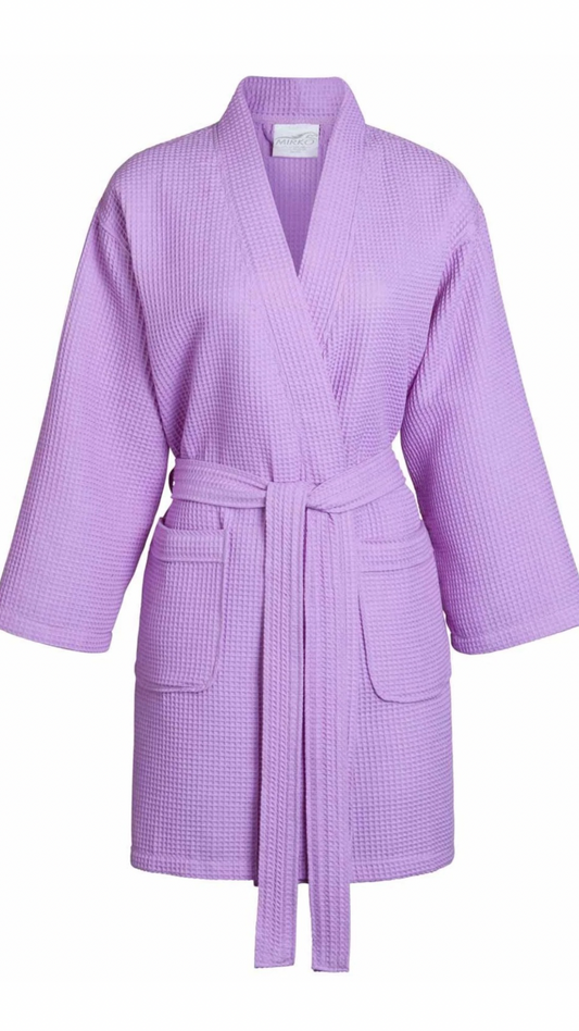 COTTON WAFFLE ROBE