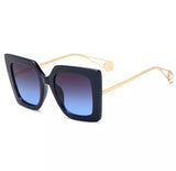 Luxury Oversized Cat Eye Sunglasses Woman