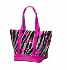 Zebra Hearts Weekend Tote